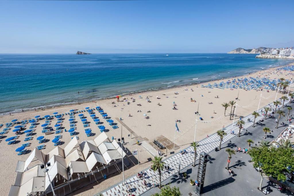 Levante Beach Front Of The Sea Estacha Benidorm Esterno foto