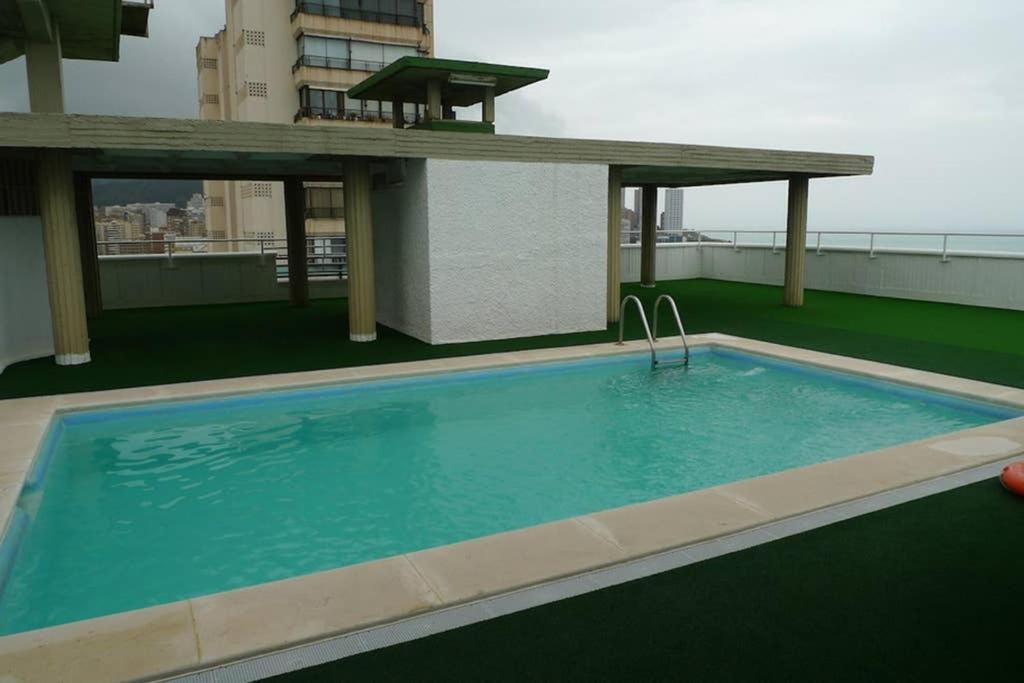 Levante Beach Front Of The Sea Estacha Benidorm Esterno foto